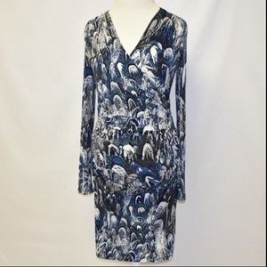 Jennifer Lopez JLO Faux Wrap Dress